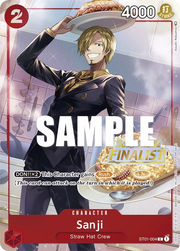 Sanji (Online Regional 2023) [Finalist] [One Piece Promotion Cards] | Good Games Adelaide SA