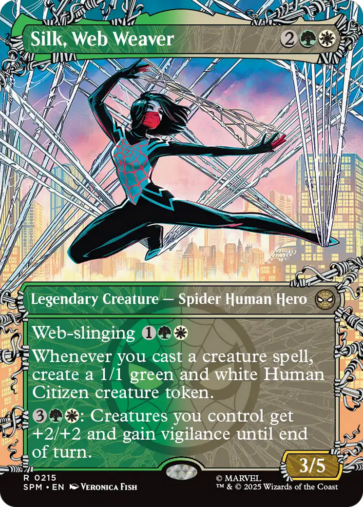 Silk, Web Weaver (Borderless) [Marvel's Spider-Man] | Good Games Adelaide SA