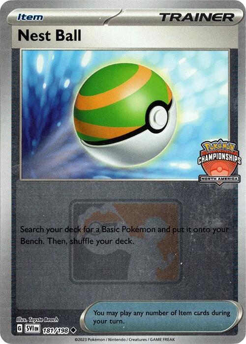 Nest Ball 181 198 North America Championships 181/198 (League & Championship Cards)  - Reverse Holofoil | Good Games Adelaide SA