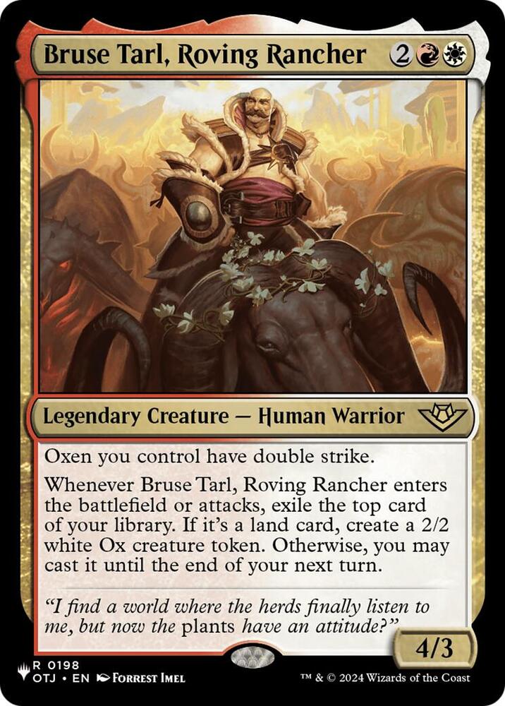 Bruse Tarl Roving Rancher 198 (The List Reprints)  | Good Games Adelaide SA