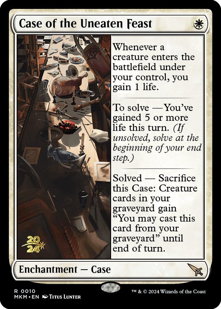 Case of the Uneaten Feast 10 (Prerelease Cards)  - Foil | Good Games Adelaide SA