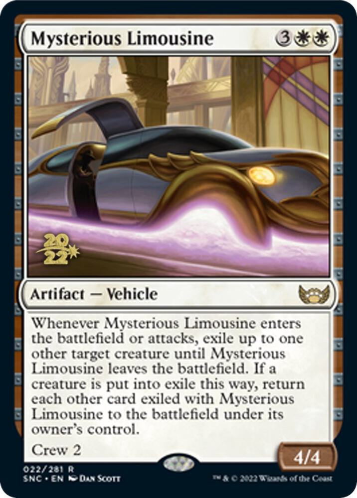 Mysterious Limousine 22 (Prerelease Cards)  - Foil | Good Games Adelaide SA