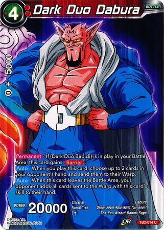 Dark Duo Dabura [TB2-014] | Good Games Adelaide SA