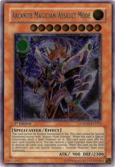 Arcanite Magician/Assault Mode [CRMS-EN021] Ultimate Rare | Good Games Adelaide SA