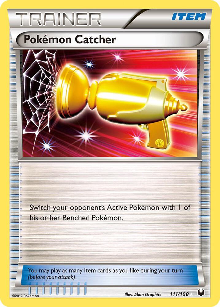 Pokemon Catcher Gold 111/108 (Dark Explorers)  - Holofoil | Good Games Adelaide SA