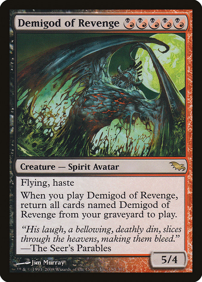 Demigod of Revenge [Shadowmoor] | Good Games Adelaide SA