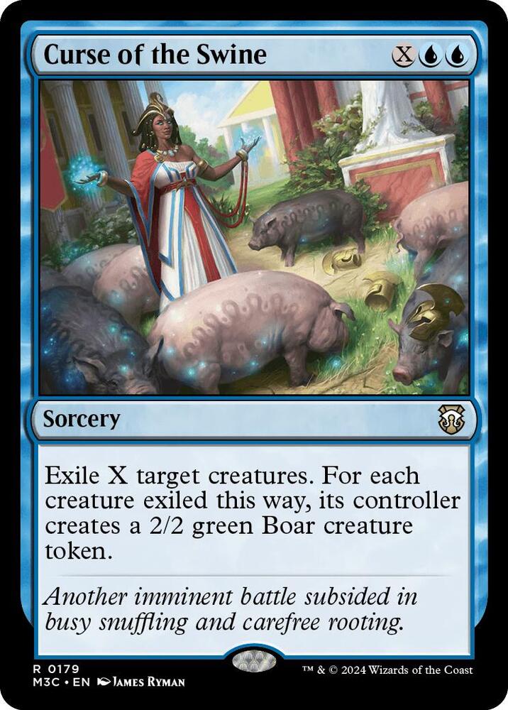 Curse of the Swine 179/411 (Commander: Modern Horizons 3)  - Ripple Foil | Good Games Adelaide SA