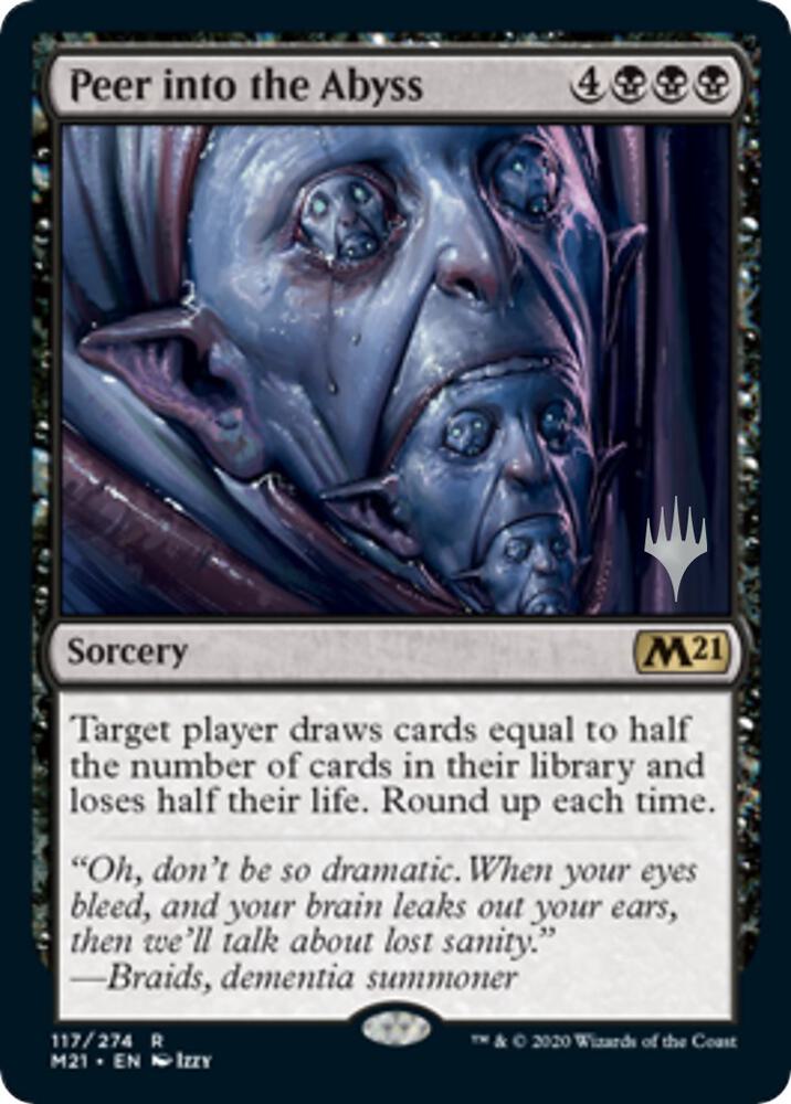 Peer into the Abyss 117 (Promo Pack: Core Set 2021)  - Foil | Good Games Adelaide SA