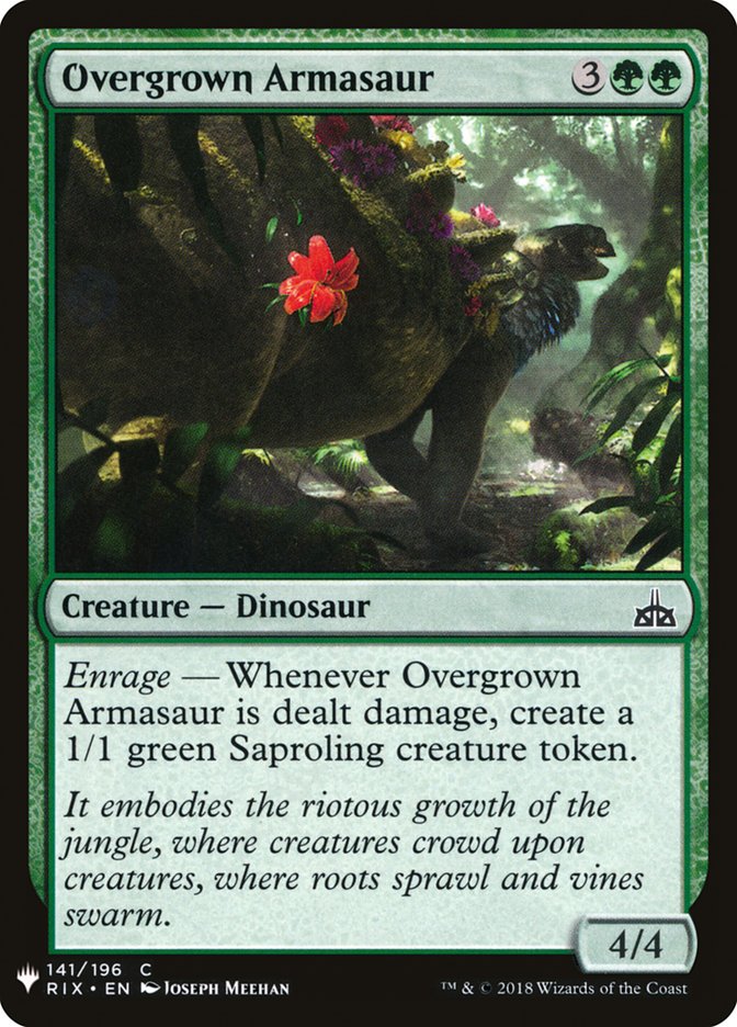 Overgrown Armasaur [Mystery Booster] | Good Games Adelaide SA