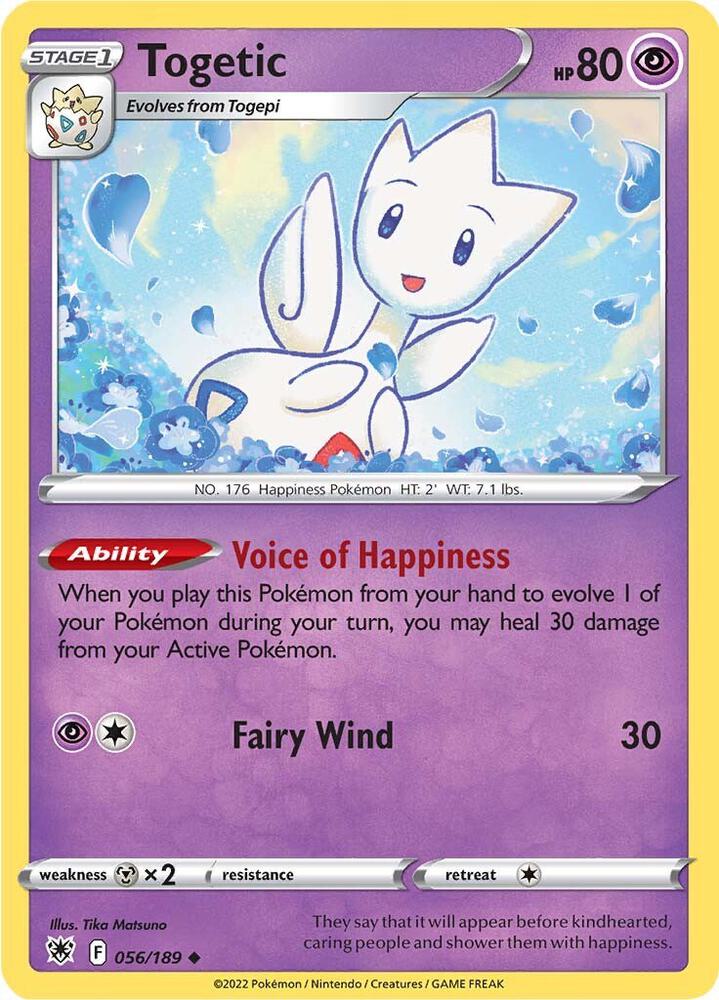 Togetic 056/189 (SWSH10: Astral Radiance)  | Good Games Adelaide SA