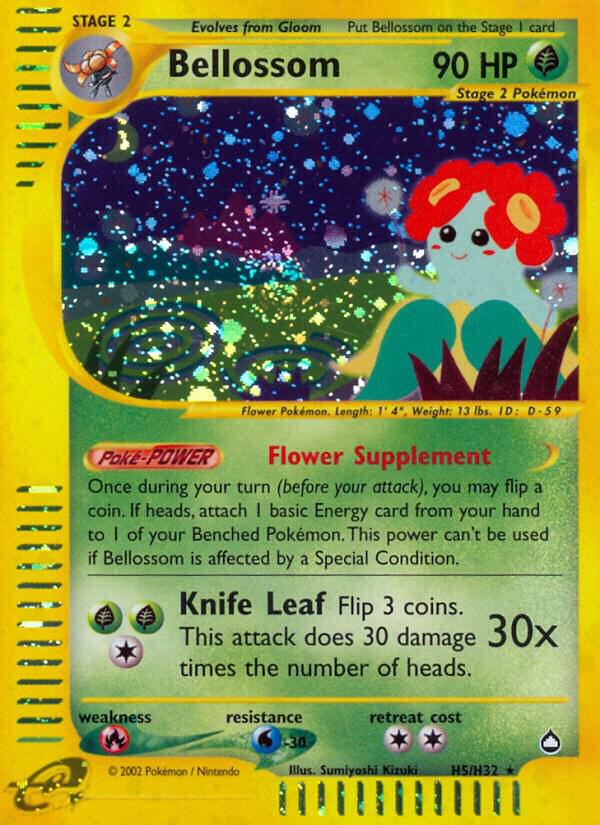 Bellossom H5 H05/H32 (Aquapolis)  - Holofoil | Good Games Adelaide SA