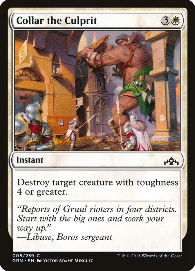 Collar the Culprit 5 (Guilds of Ravnica)  - Foil | Good Games Adelaide SA