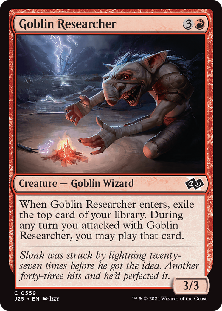 Goblin Researcher [Foundations Jumpstart] | Good Games Adelaide SA
