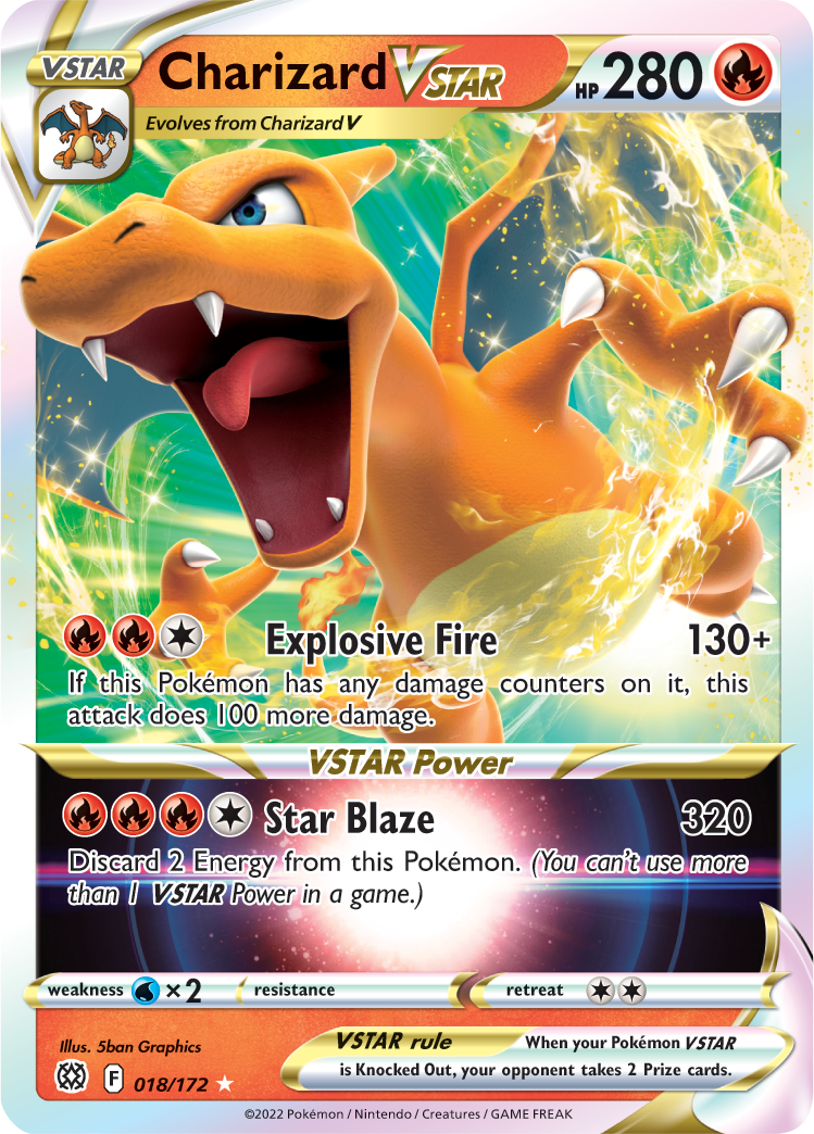 Charizard VSTAR (018/172) [Sword & Shield: Brilliant Stars] | Good Games Adelaide SA