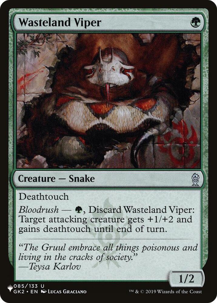Wasteland Viper 085/133 (The List Reprints)  | Good Games Adelaide SA