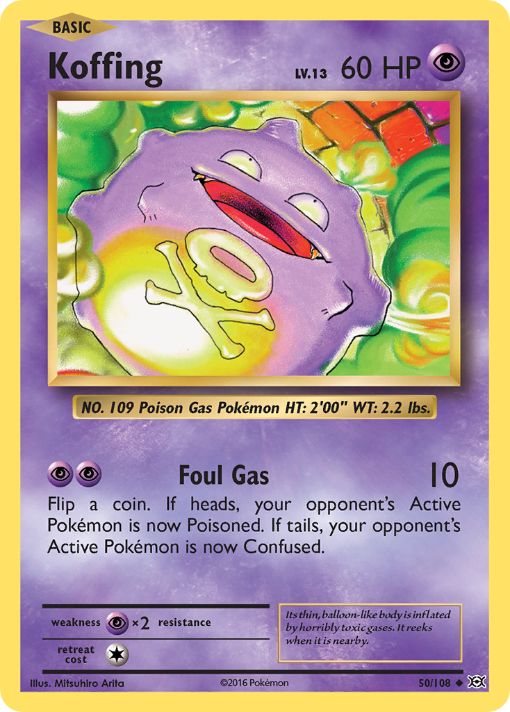 Koffing (50/108) [XY: Evolutions] | Good Games Adelaide SA