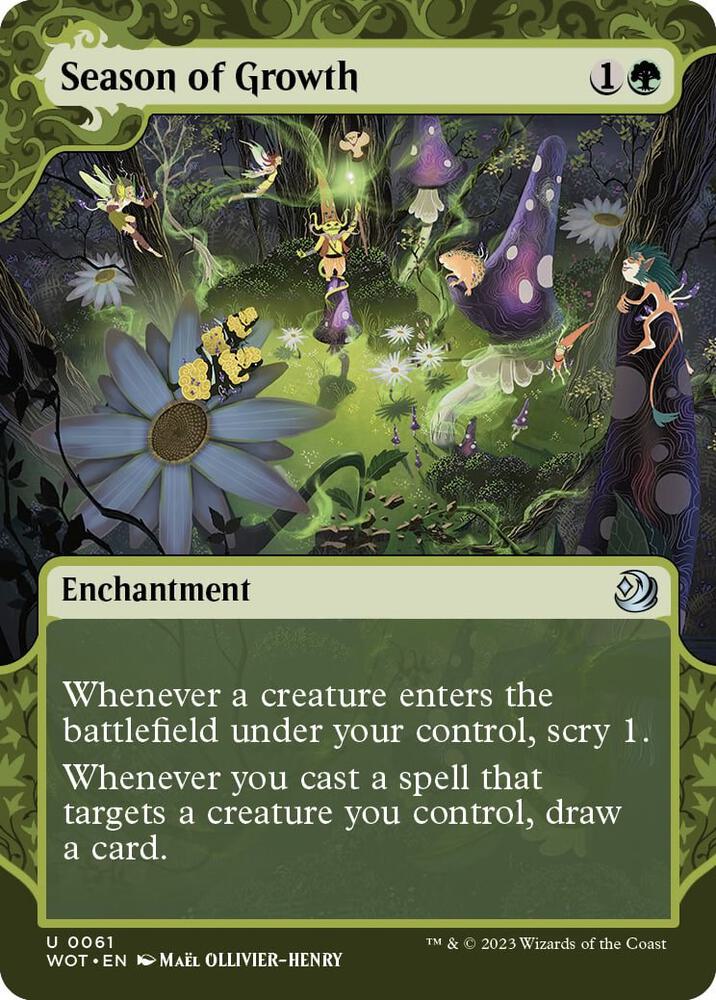 Season of Growth 61 (Wilds of Eldraine: Enchanting Tales)  - Foil | Good Games Adelaide SA