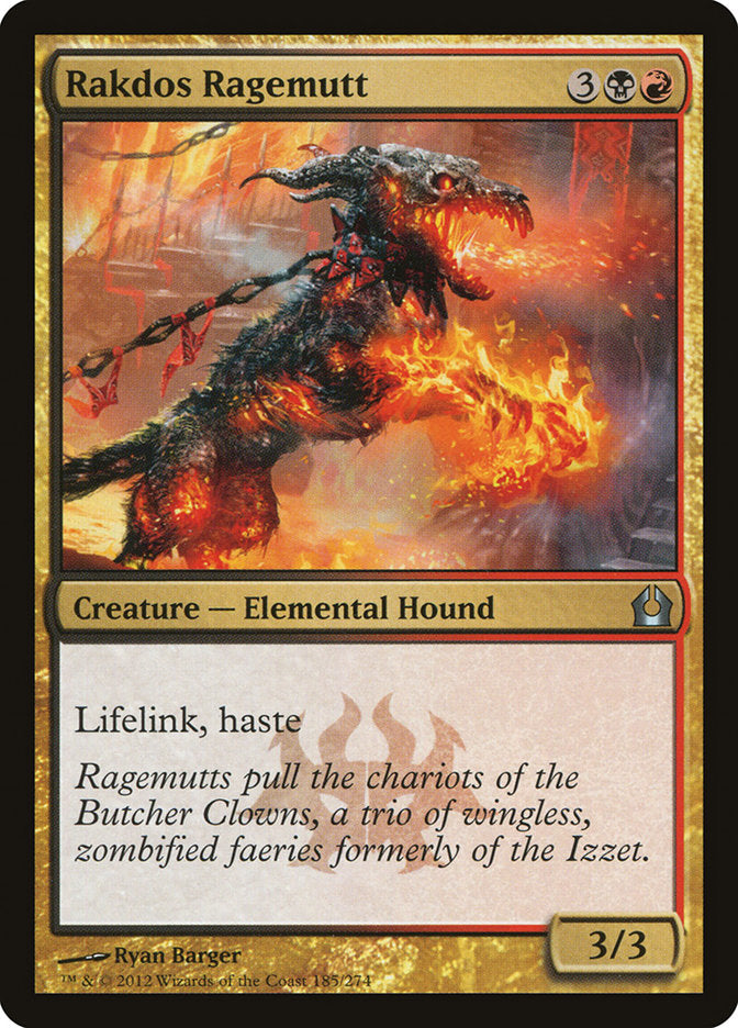 Rakdos Ragemutt 185 (Return to Ravnica)  - Foil | Good Games Adelaide SA