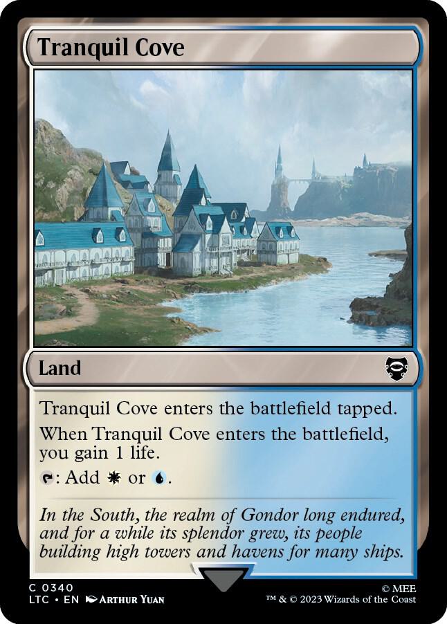 Tranquil Cove 340 (Commander: The Lord of the Rings: Tales of Middle-earth)  | Good Games Adelaide SA