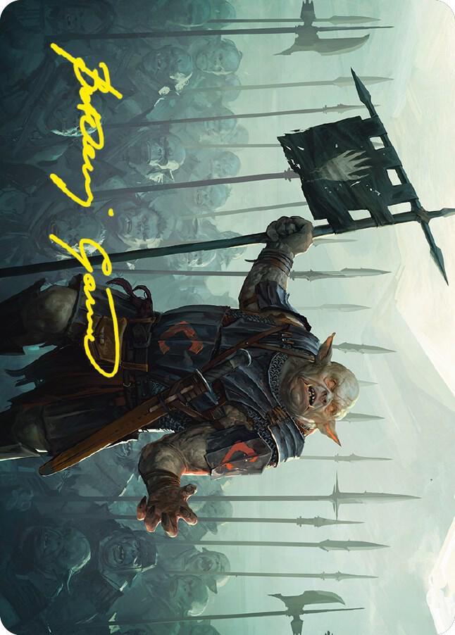 Ugluk of the White Hand Art Card Gold Stamped Signature 27 (Art Series: Universes Beyond: The Lord of the Rings: Tales of Middle-earth)  | Good Games Adelaide SA