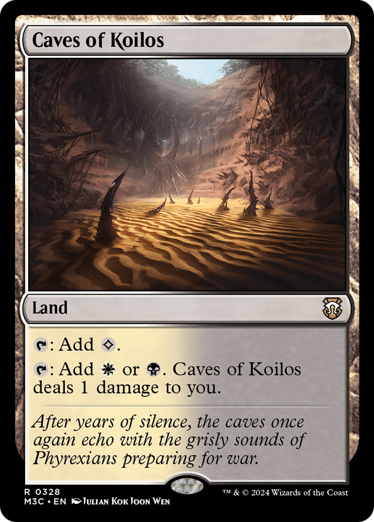 Caves of Koilos (Ripple Foil) [Modern Horizons 3 Commander] | Good Games Adelaide SA