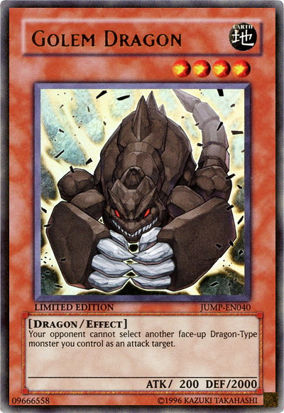 Golem Dragon [JUMP-EN040] Ultra Rare | Good Games Adelaide SA