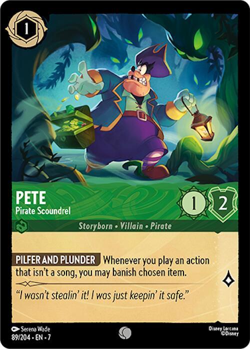 Pete Pirate Scoundrel 89/204 (Archazia's Island)  | Good Games Adelaide SA