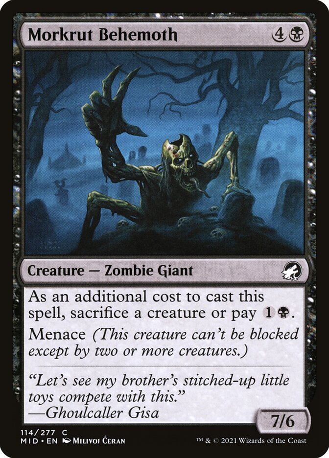 Morkrut Behemoth 114 (Innistrad: Midnight Hunt)  | Good Games Adelaide SA