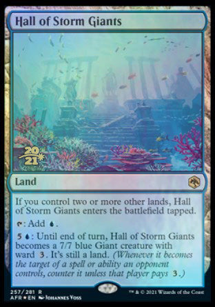 Hall of Storm Giants [Dungeons & Dragons: Adventures in the Forgotten Realms Prerelease Promos] | Good Games Adelaide SA