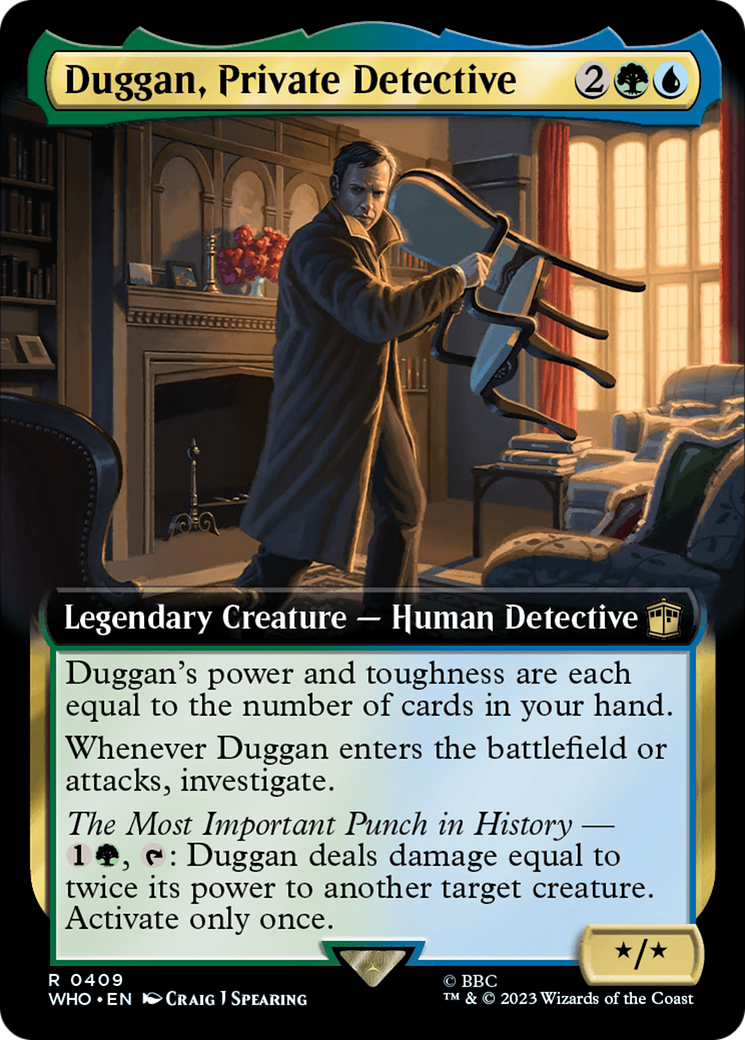 Duggan, Private Detective (Extended Art) [Doctor Who] | Good Games Adelaide SA
