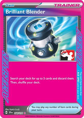 Brilliant Blender Series 7/8 164/191 (Prize Pack Series Cards)  - Holofoil | Good Games Adelaide SA