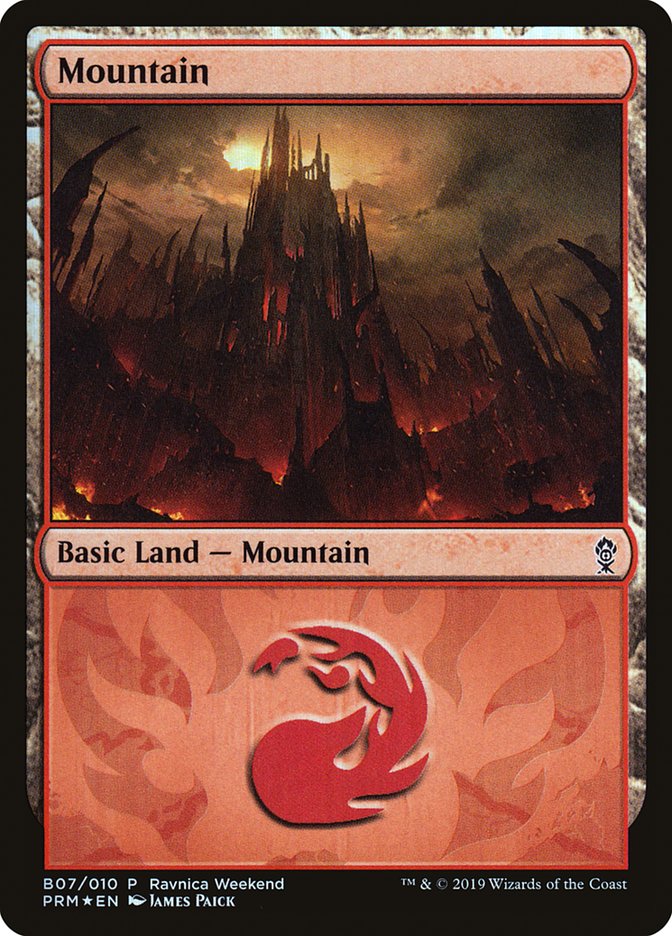 Mountain (B07) [Ravnica Allegiance Guild Kit] | Good Games Adelaide SA