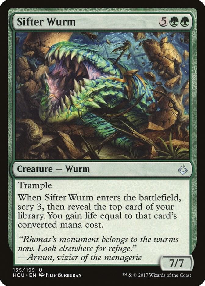 Sifter Wurm 135 (Hour of Devastation)  - Foil | Good Games Adelaide SA