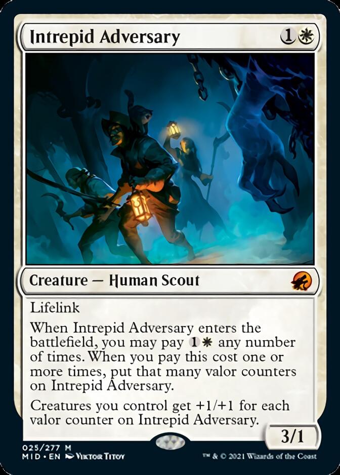 Intrepid Adversary [Innistrad: Midnight Hunt] | Good Games Adelaide SA