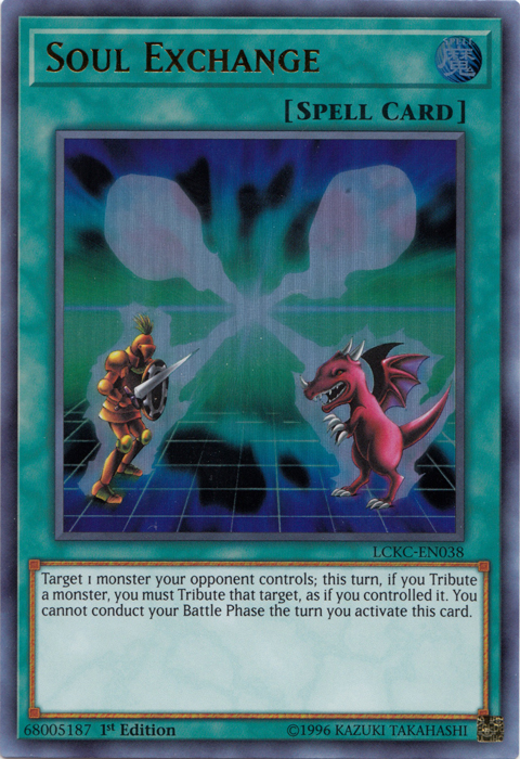 Soul Exchange [LCKC-EN038] Ultra Rare | Good Games Adelaide SA