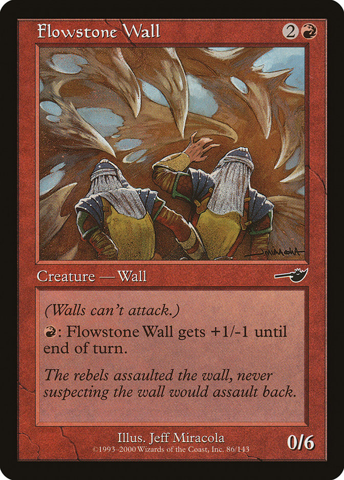 Flowstone Wall 80 (Nemesis)  - Foil | Good Games Adelaide SA