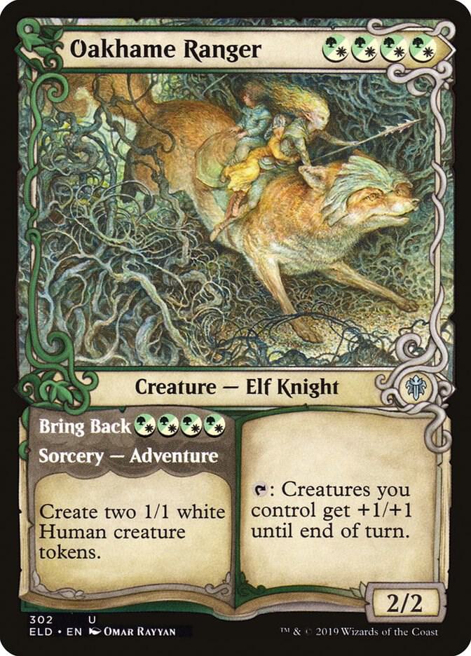 Oakhame Ranger // Bring Back 302 (Throne of Eldraine)  | Good Games Adelaide SA