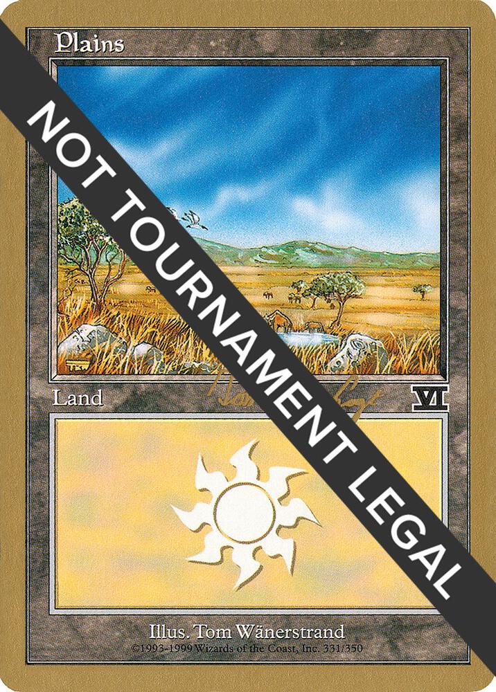 Plains 331 2000 Tom van de Logt 6ED tvdl331/117 (World Championship Decks)  | Good Games Adelaide SA