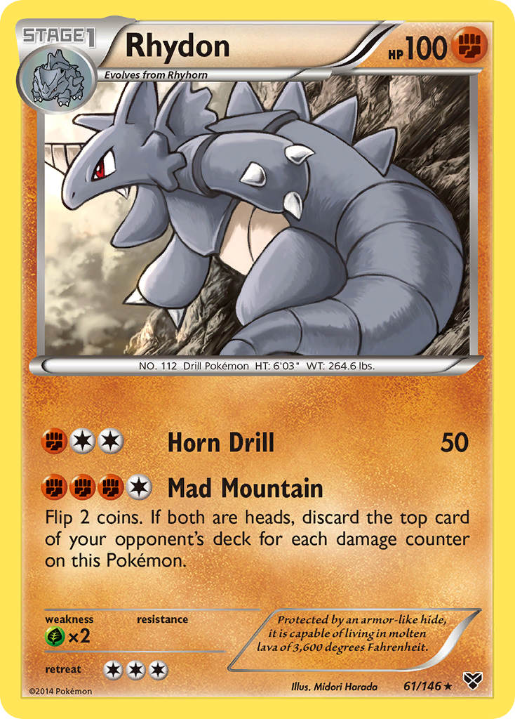 Rhydon (61/146) [XY: Base Set] | Good Games Adelaide SA