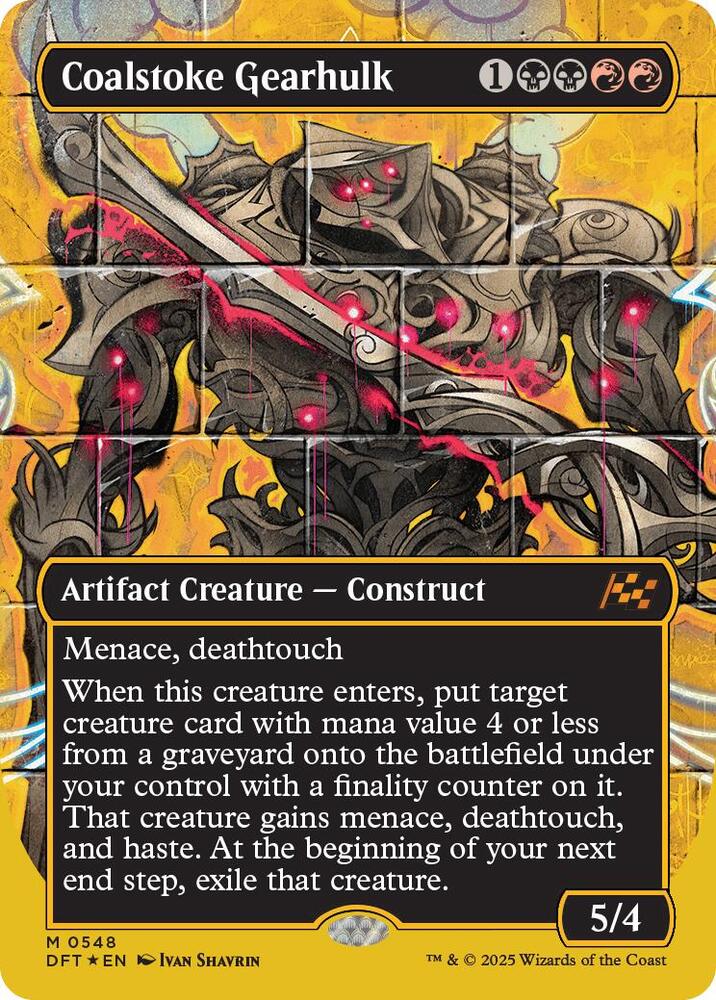Coalstoke Gearhulk 548 (Aetherdrift)  - Foil | Good Games Adelaide SA