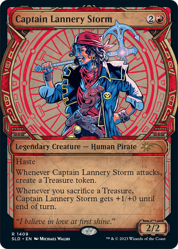 Captain Lannery Storm (Rainbow Foil) [Secret Lair Drop Series] | Good Games Adelaide SA