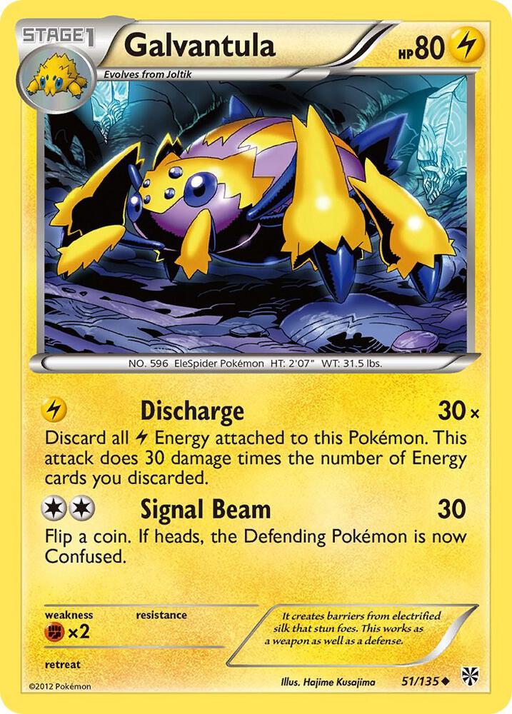 Galvantula 51/135 (Plasma Storm)  - Reverse Holofoil | Good Games Adelaide SA
