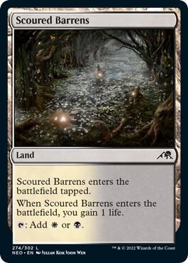 Scoured Barrens 274 (Kamigawa: Neon Dynasty)  - Foil | Good Games Adelaide SA
