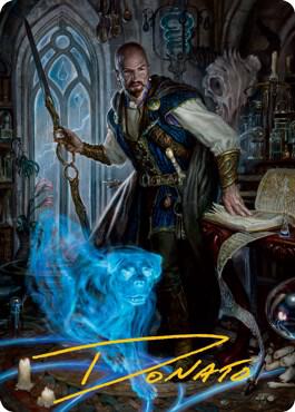 Mordenkainen Art Card Gold Stamped Signature 75 (Art Series: Adventures in the Forgotten Realms)  | Good Games Adelaide SA