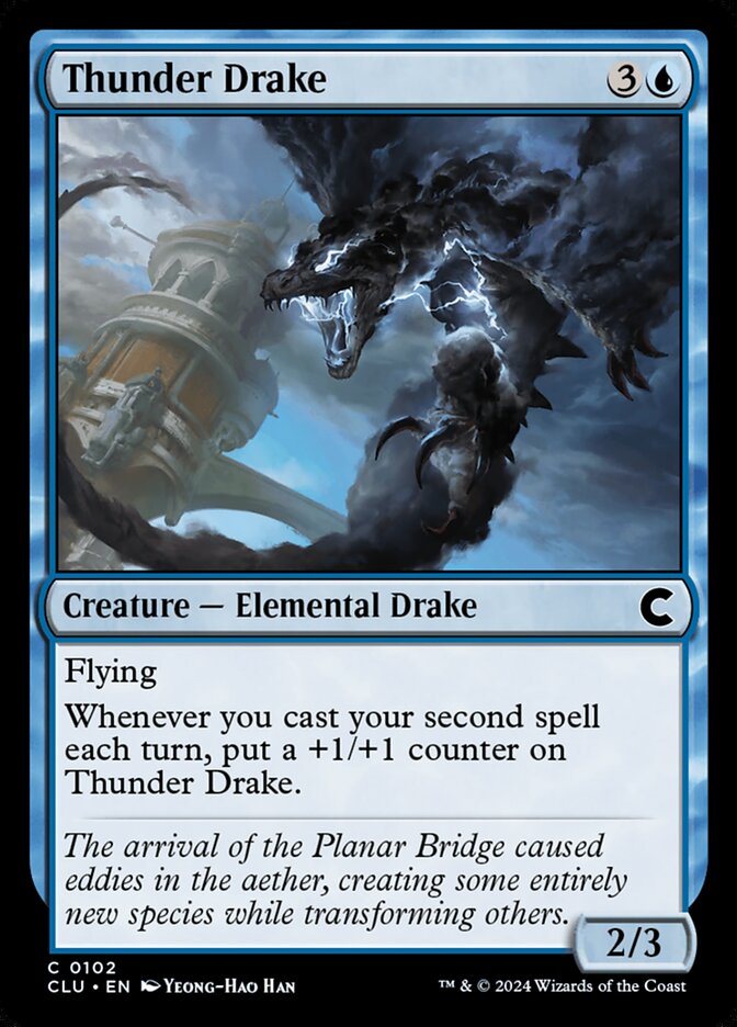 Thunder Drake 102 (Ravnica: Clue Edition)  | Good Games Adelaide SA