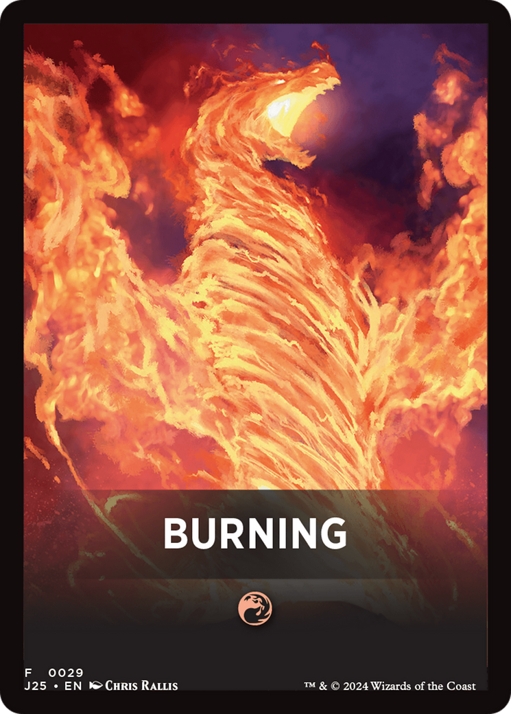 Burning Theme Card [Foundations Jumpstart Front Cards] | Good Games Adelaide SA