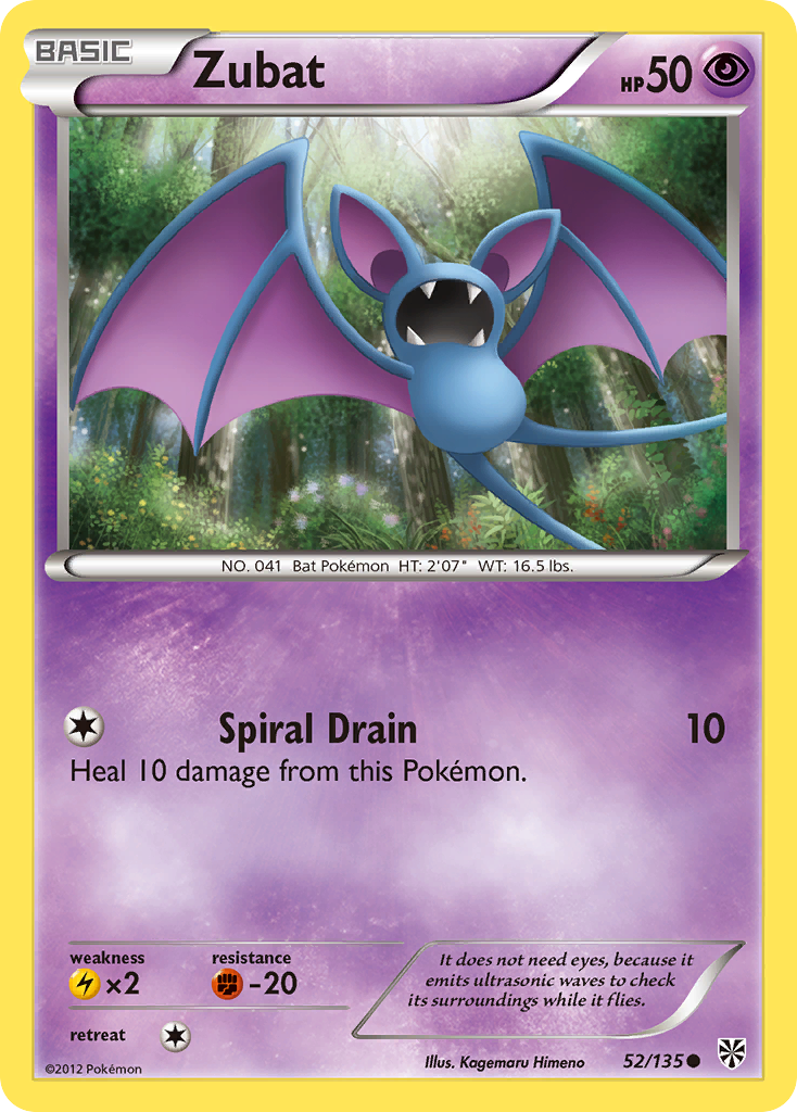 Zubat (52/135) [Black & White: Plasma Storm] | Good Games Adelaide SA