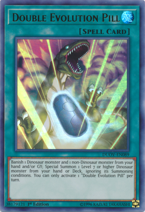 Double Evolution Pill [DUOV-EN089] Ultra Rare | Good Games Adelaide SA