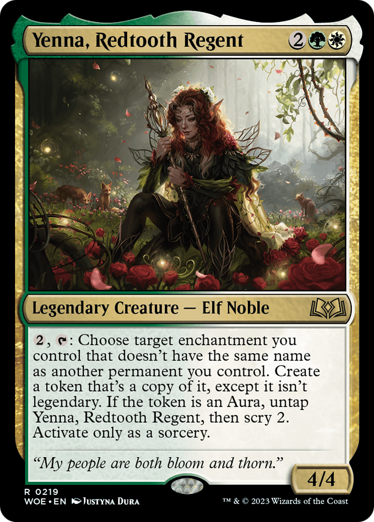 Yenna, Redtooth Regent [Wilds of Eldraine Prerelease Promos] | Good Games Adelaide SA