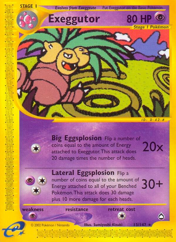 Exeggutor 13 013/147 (Aquapolis)  | Good Games Adelaide SA